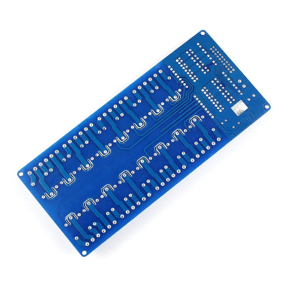 16-Channel 12V Relay Module Board with Lm2576 Power for Arduino AVR PI ...