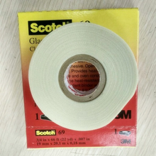 3m69# High-Temperature Glass Cloth Electrica Tape Insulating Glass Cloth Tape Single-Sided Mon-Marking Tape