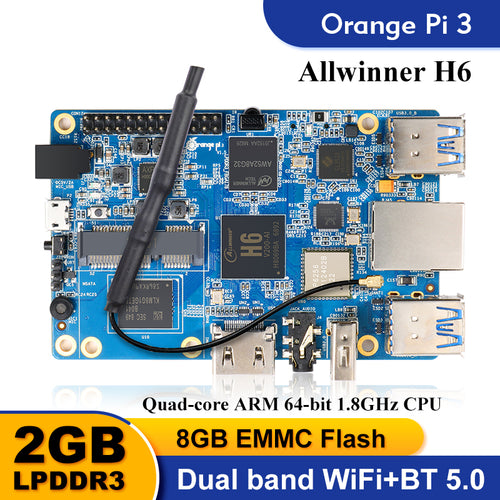  Orange Pi One Single Board Computer 1GB DDR3 AllWinner H3 Quad  Core Run Android Ubuntu Debian (One(1GB)) : Electronics