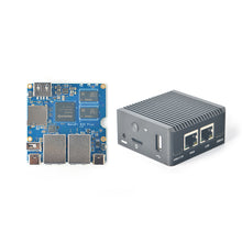 NanoPi R2S Plus Mini WiFi Computer Router RK3328 Dual Gigabit Ethernet Ports 32GB EMMC Supports M.2 WiFi Development Board