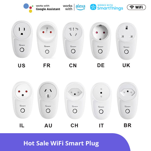 SONOFF S26 WiFi Smart Plug – EU/US/UK/CN/AU/IT/CH/BR