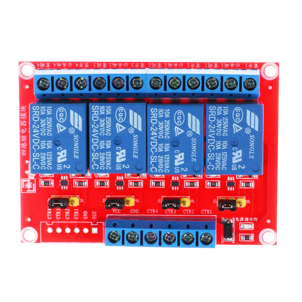 24v 4 Channel Relay Board Module – Sunhokey Electronics Co., Ltd