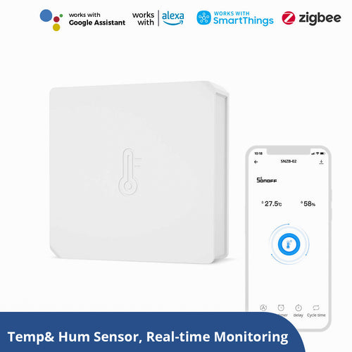 SONOFF SNZB-02 – Zigbee Temperature and Humidity Sensor