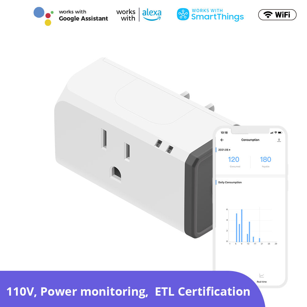 SONOFF S31/S31 LITE – Compact Design Smart Plug with Energy Monitoring US Standard