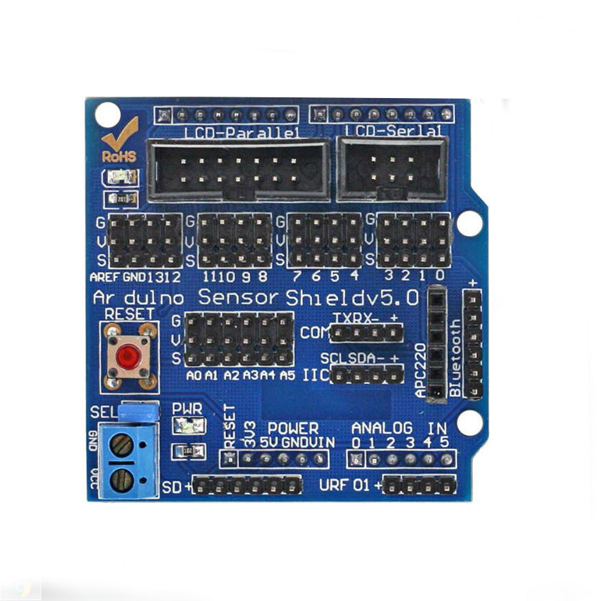 Arduino Uno R3 extension board Sensor Shield V5.0 – Sunhokey ...