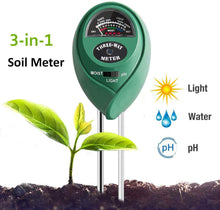 3 In 1 gardening plant flowerpot tester soil moisture meter PH Meter illuminance meter