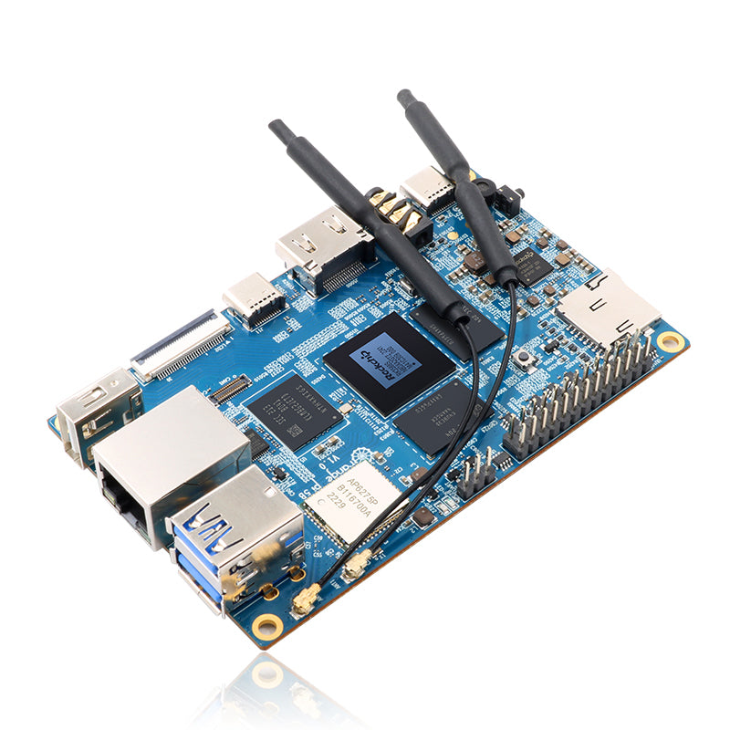 Orange Pi 5B 16G RAM+256G EMMC 64-bit Rockchip RK3588S Dual-band On-bo ...