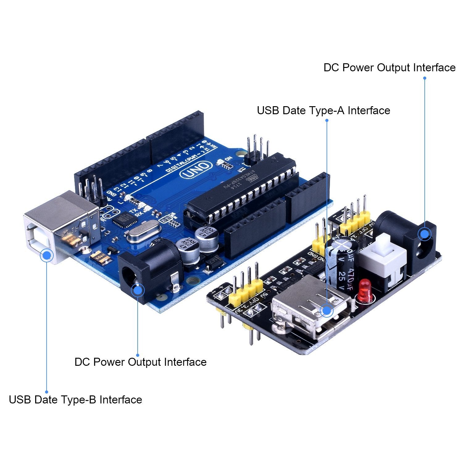 UNO R3 Project Super Starter Kit with Free Tutorial for Arduino,Comple ...