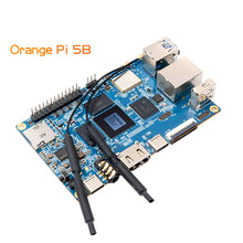 Orange Pi 5B 16G RAM+128G EMMC 64-bit Rockchip RK3588S Dual-band On-board WIFI+BT Gigabit Lan Port Mini PC Single Board Computer