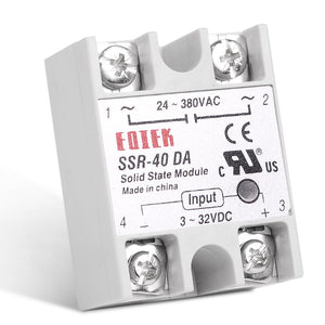 Solid State Relay SSR-10-50DA 3-32VDC 40A-250V Output 24-380VAC Resistive Loads
