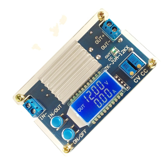 12A constant voltage&current LCD digital display adjustable step-down power supply module