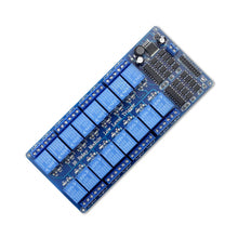 16-Channel 12V Relay Module Board with Lm2576 Power for Arduino AVR PIC DSP ARM MCU PLC