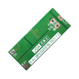 2S 20A 8.4V 18650 Lithium Battery Protection Board Current with Balancing