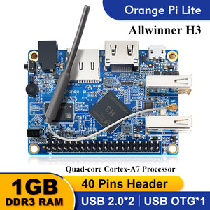 Orange Pi Lite Single Board Computer 1GB RAM Allwinner H3 Wifi Demo Board Support Android4.4 Ubuntu Debian OS Development Board
