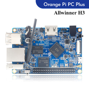 Orange Pi PC Plus Single Board Computer 1G RAM 8GB EMMC Allwinner H3 Wifi Run Android4.4 Ubuntu Debian OS Demo Development Board