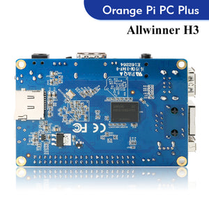 Orange Pi PC Plus Single Board Computer 1G RAM 8GB EMMC Allwinner H3 Wifi Run Android4.4 Ubuntu Debian OS Demo Development Board